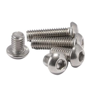 奥峰 ISO7380内六角盘头螺钉，M6-1.0X10，不锈钢304，强度A2-70